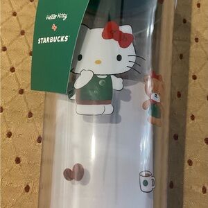 Starbucks x Hello Kitty Clear 24 oz Tumbler NWT